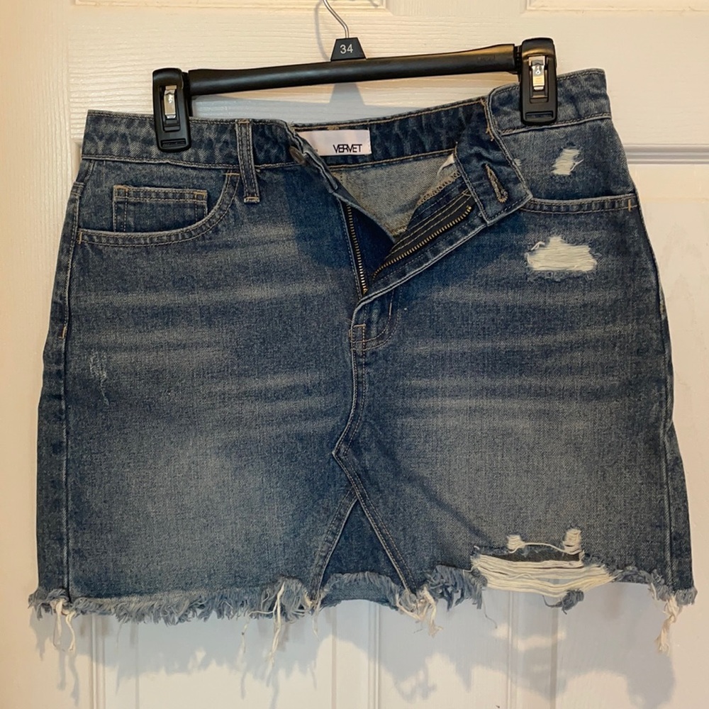 Jean Mini Skirt